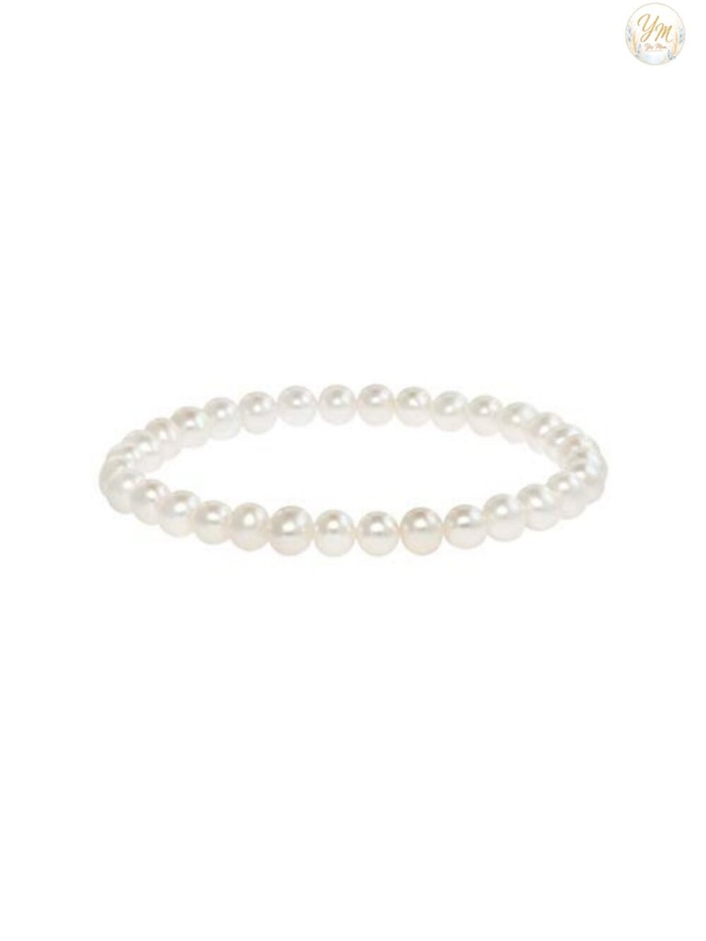 Genuine Freshwater Cultured Pearl Stretch Bracelet for Women